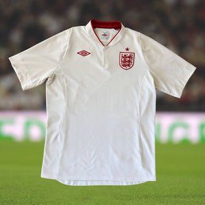 England 2012/13 International Home Soccer Jersey Large Umbro Camiseta Football